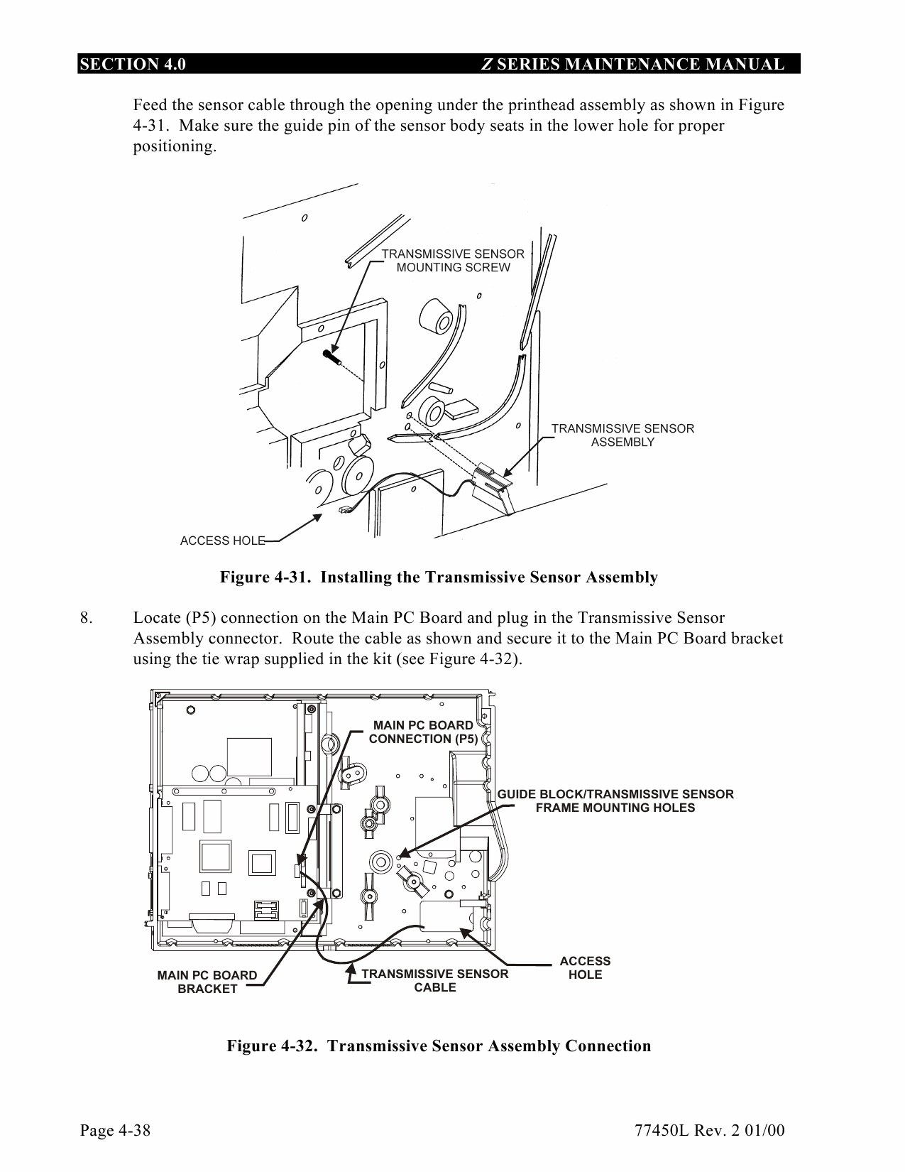 Zebra Label Z4000 Z6000 Maintenance Service Manual-5